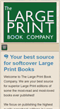 Mobile Screenshot of largeprintbookco.com